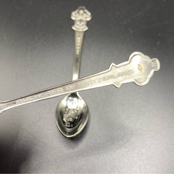 Set Of 2 Rolex Lucerne Bucherer Of Switzerland Collector Spoons - Picture 4 of 5